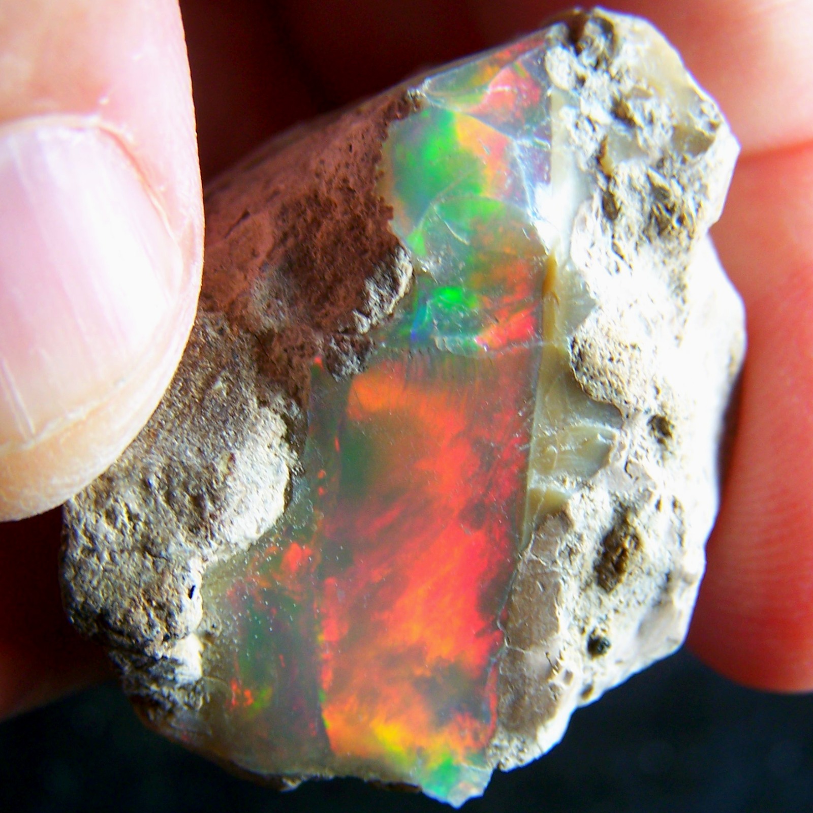 TOP HUGE Beauty! Ethiopian Opal Welo Rough * VIDEO 84.02 CTs AAA FIRE Cutting Grade USA DEALER — photo 1 of 13