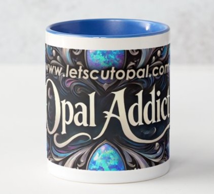 Opal Addict Ceramic Mug – 12 oz.