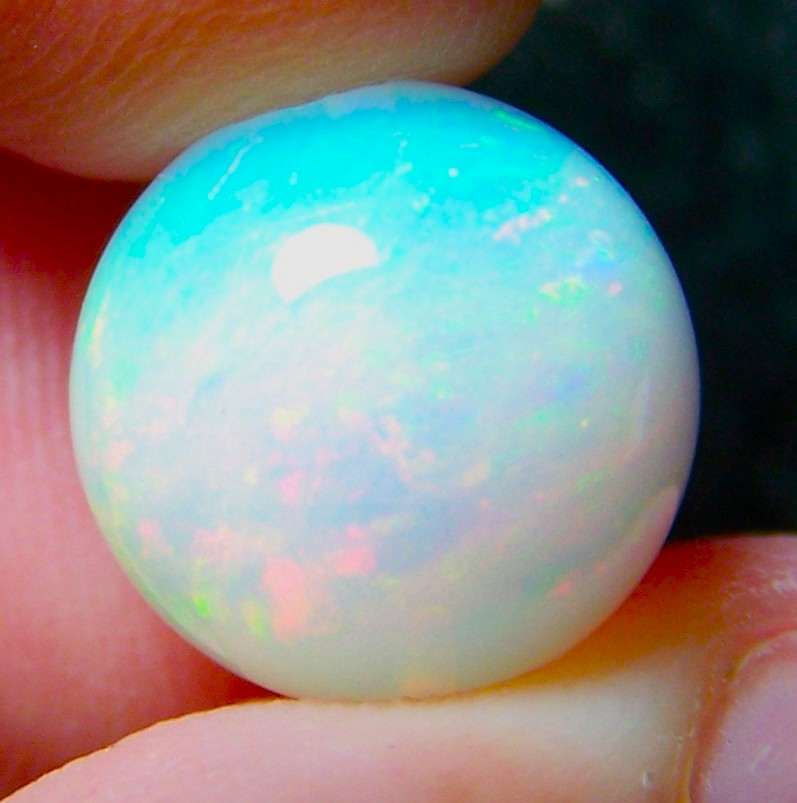 Ethiopian Opal Welo 12.5 MM Bead Sphere * VIDEO 9.16 CTs AAA FIRE USA DEALER