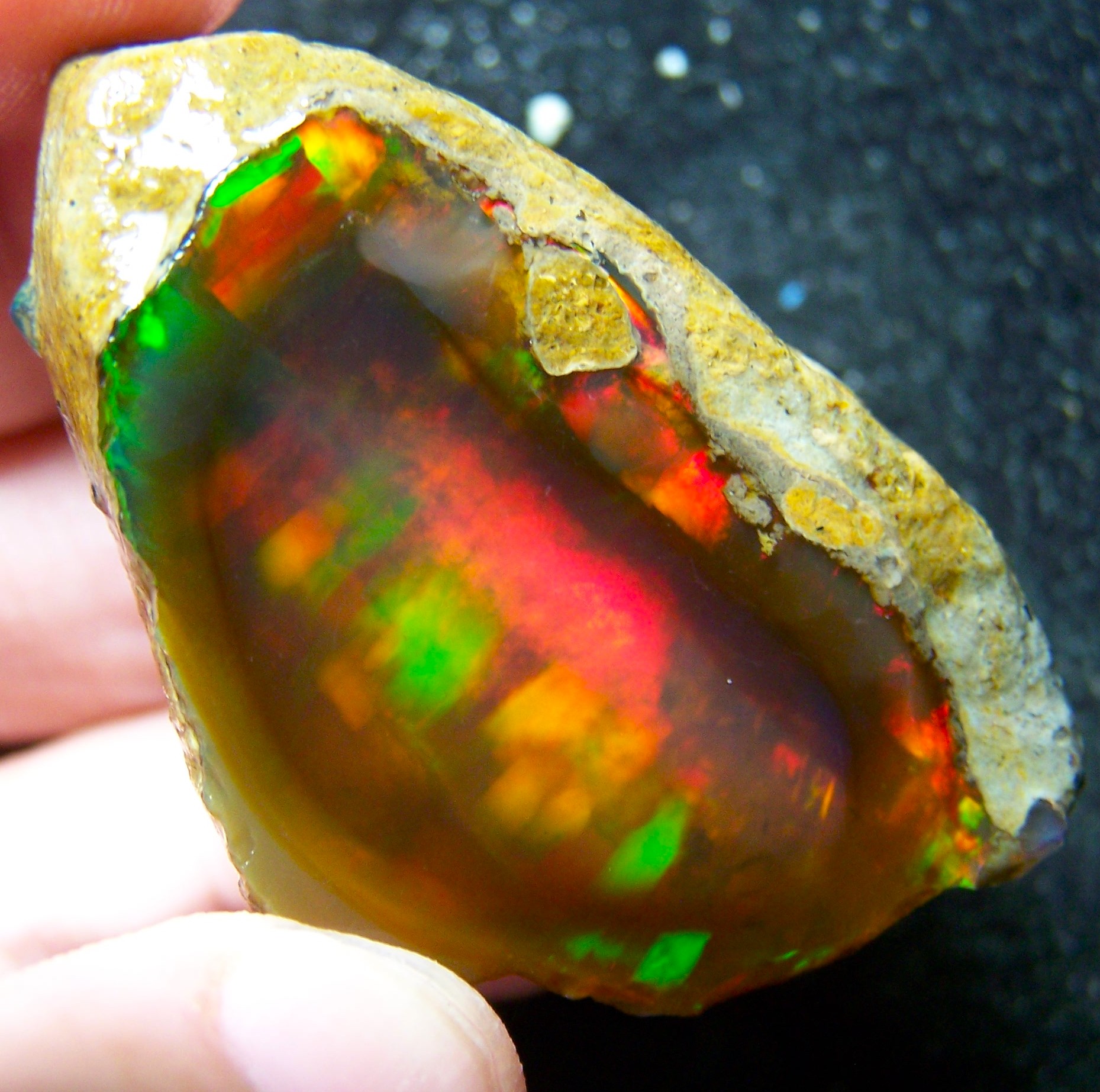 Opal Rough BIG 159.04 CTs Ethiopian Crystal SEE VIDEO USA DEALER 100% Natural — photo 1 of 13