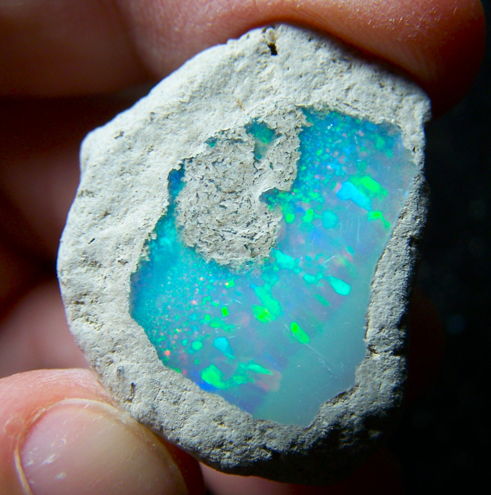 Ethiopian Opal Welo Rough * VIDEO 36.02 CTs AAA FIRE Cutting Grade USA DEALER