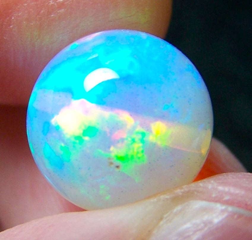 Ethiopian Opal Welo 11 MM Bead Sphere * VIDEO 6.84 CTs AAA FIRE USA DEALER