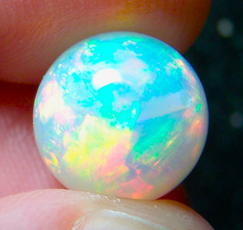 Ethiopian Opal Welo 11 MM Bead Sphere * VIDEO 6.63 CTs AAA FIRE USA DEALER